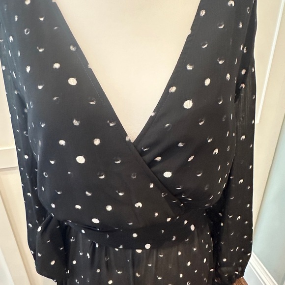 Pont Sur fabulous wrap dress with fun polka dot print - Picture 4 of 8